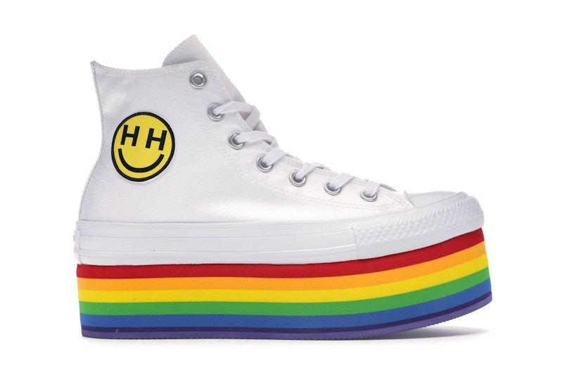Converse Chuck Taylor All Star Platform High Miley Cyrus Pride 2018 Women s 562251C GB