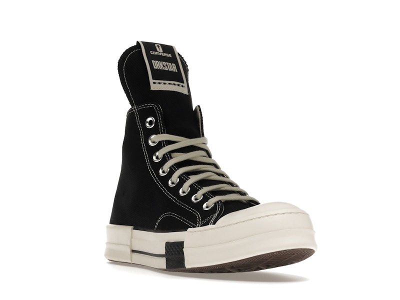 Converse DRKSTAR Hi Rick Owens DRKSHDW Black Egret
