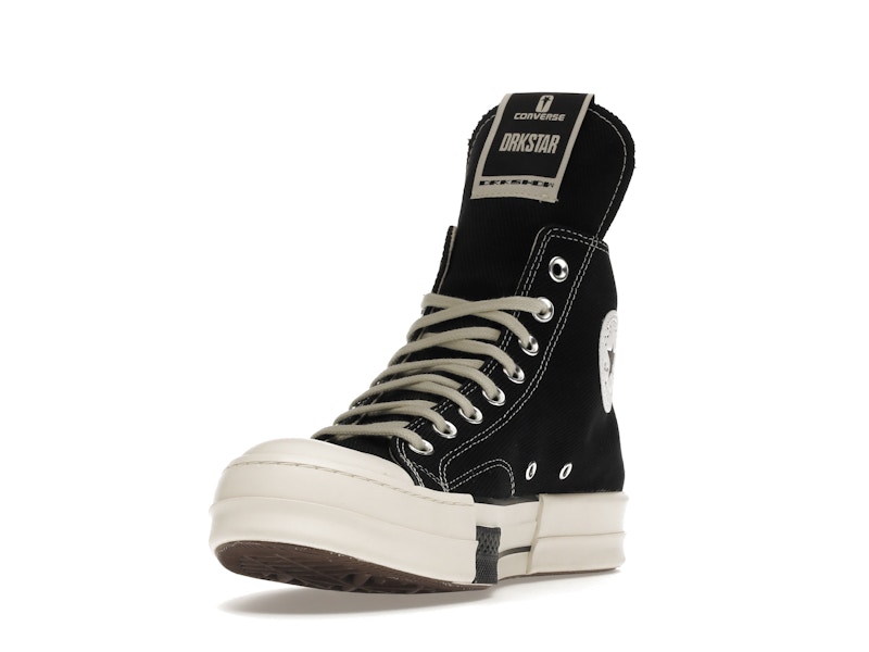 Converse DRKSTAR Hi Rick Owens DRKSHDW Black Egret