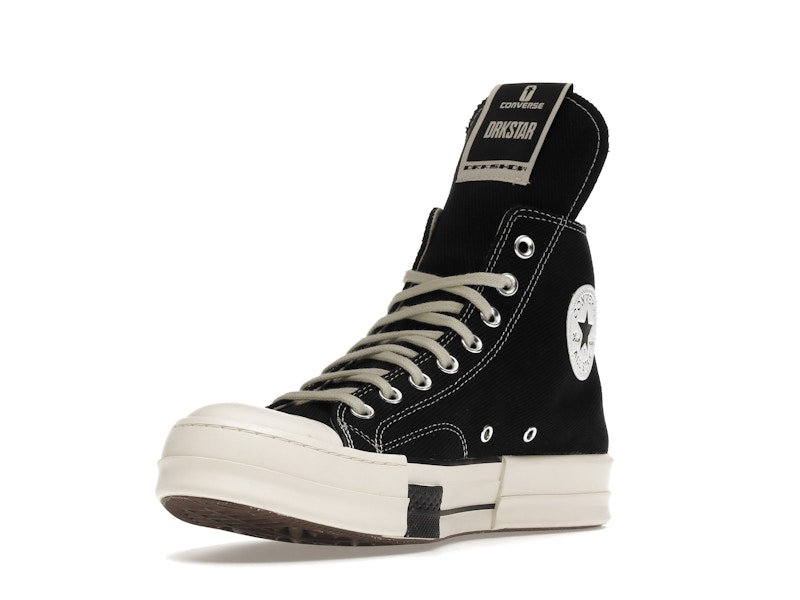 Converse DRKSTAR Hi Rick Owens DRKSHDW Black Egret