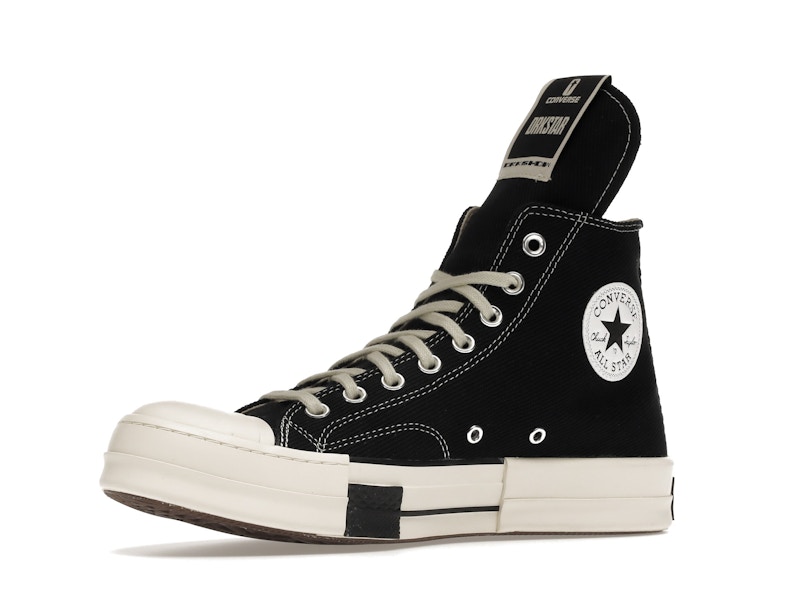 Converse DRKSTAR Hi Rick Owens DRKSHDW Black Egret