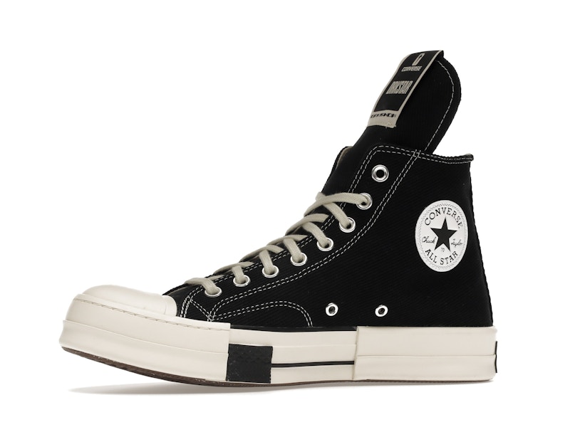 Converse DRKSTAR Hi Rick Owens DRKSHDW Black Egret