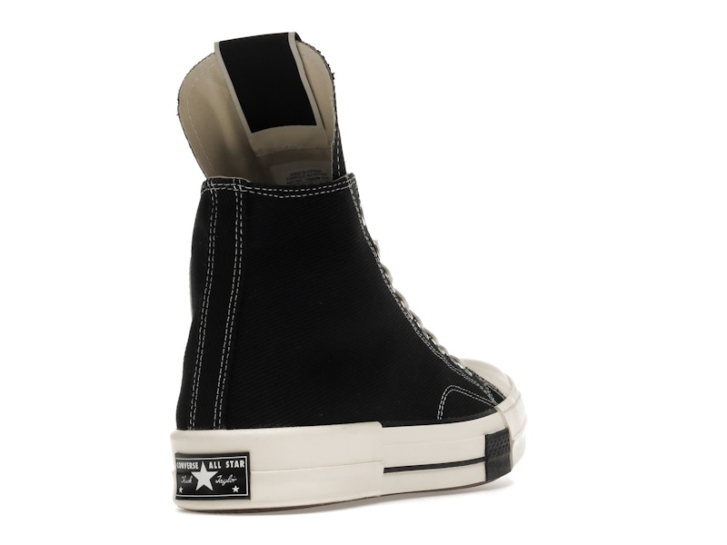 Converse DRKSTAR Hi Rick Owens DRKSHDW Black Egret