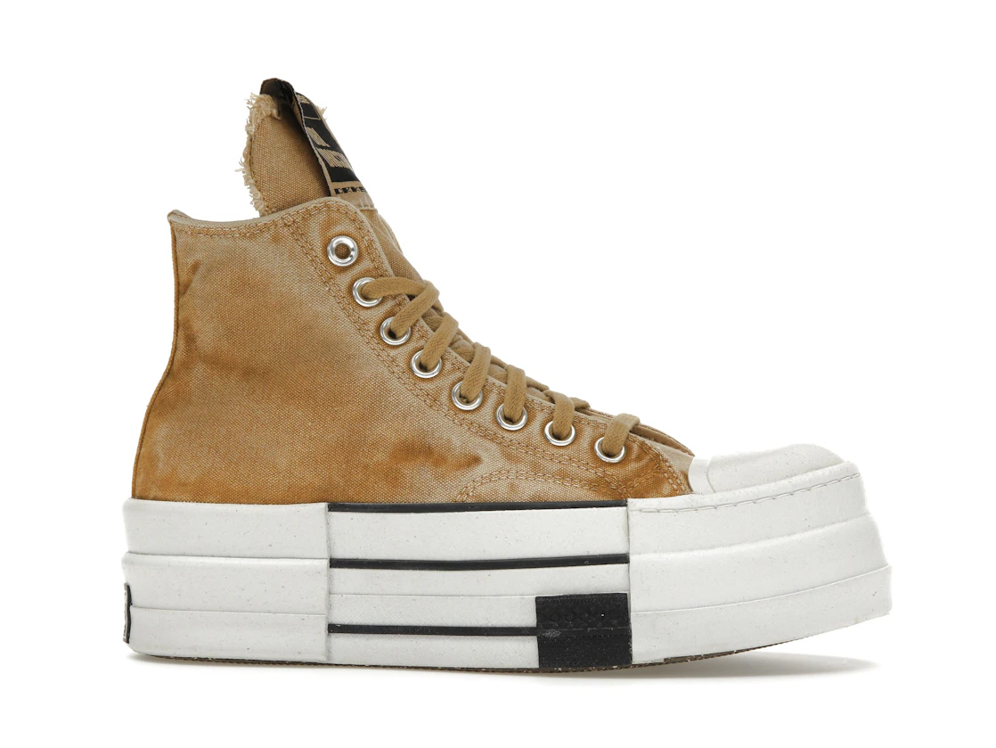 Converse DBL DRKSTAR Chuck Taylor All Star 70 Hi Rick Owens DRKSHDW Overdye Blonde