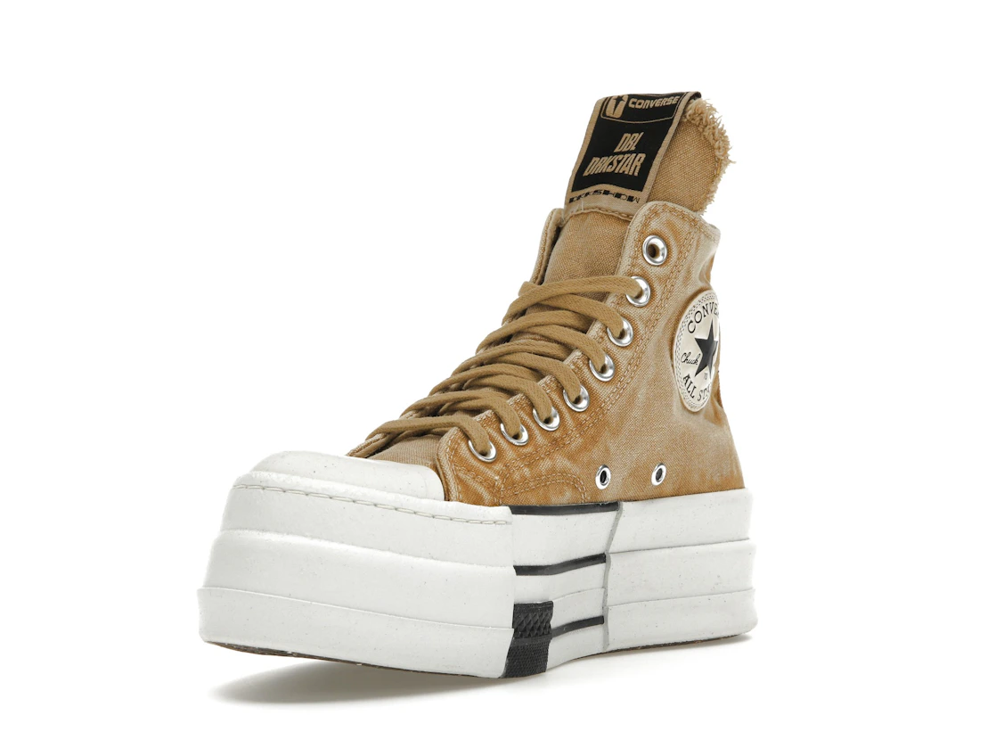Converse DBL DRKSTAR Chuck Taylor All Star 70 Hi Rick Owens DRKSHDW Overdye Blonde