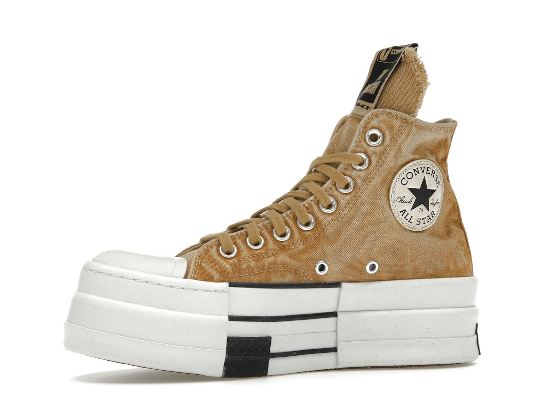 Converse DBL DRKSTAR Chuck Taylor All Star 70 Hi Rick Owens DRKSHDW Overdye Blonde