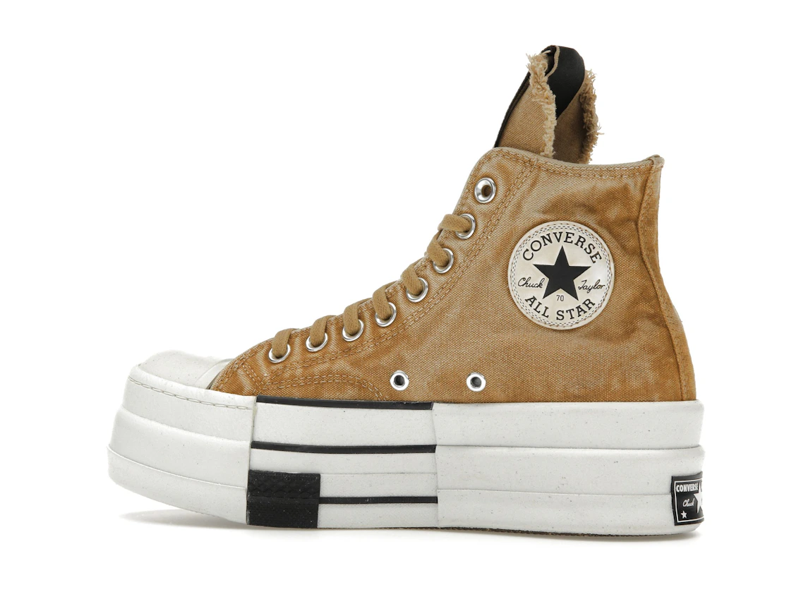 Converse DBL DRKSTAR Chuck Taylor All Star 70 Hi Rick Owens DRKSHDW Overdye Blonde