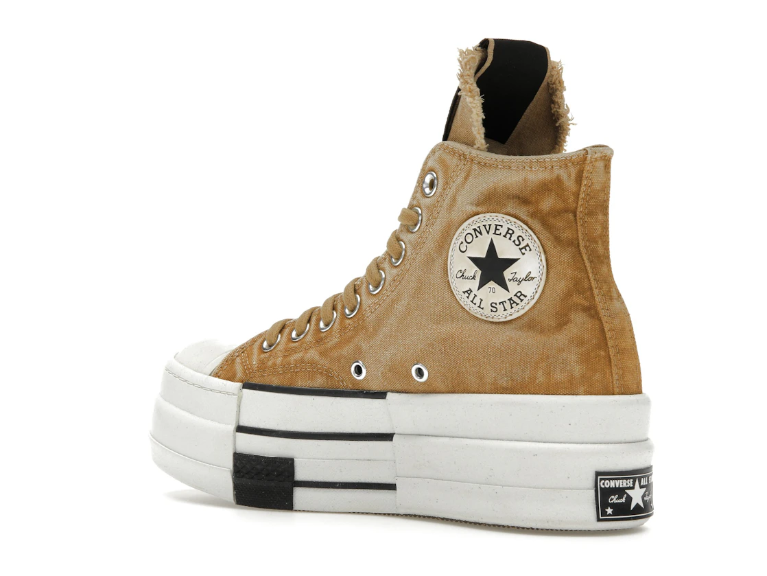 Converse DBL DRKSTAR Chuck Taylor All Star 70 Hi Rick Owens DRKSHDW Overdye Blonde