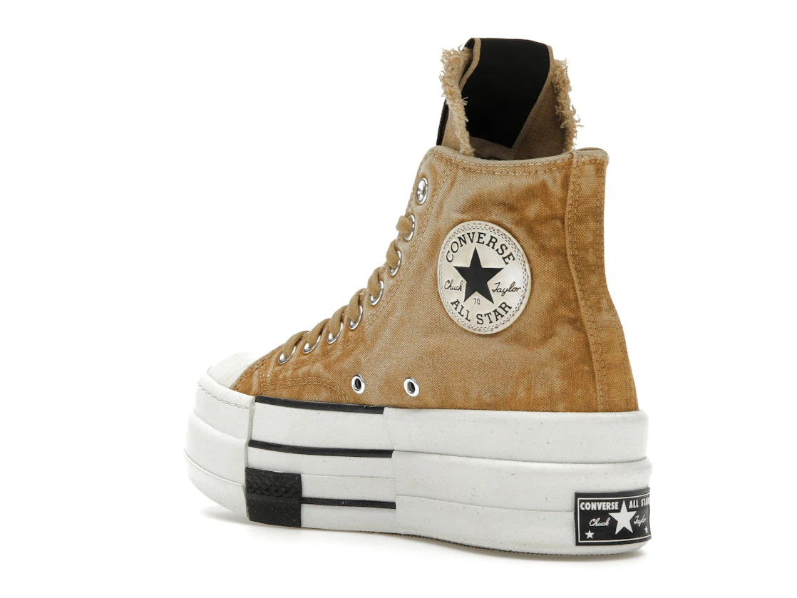 Converse DBL DRKSTAR Chuck Taylor All Star 70 Hi Rick Owens DRKSHDW Overdye Blonde