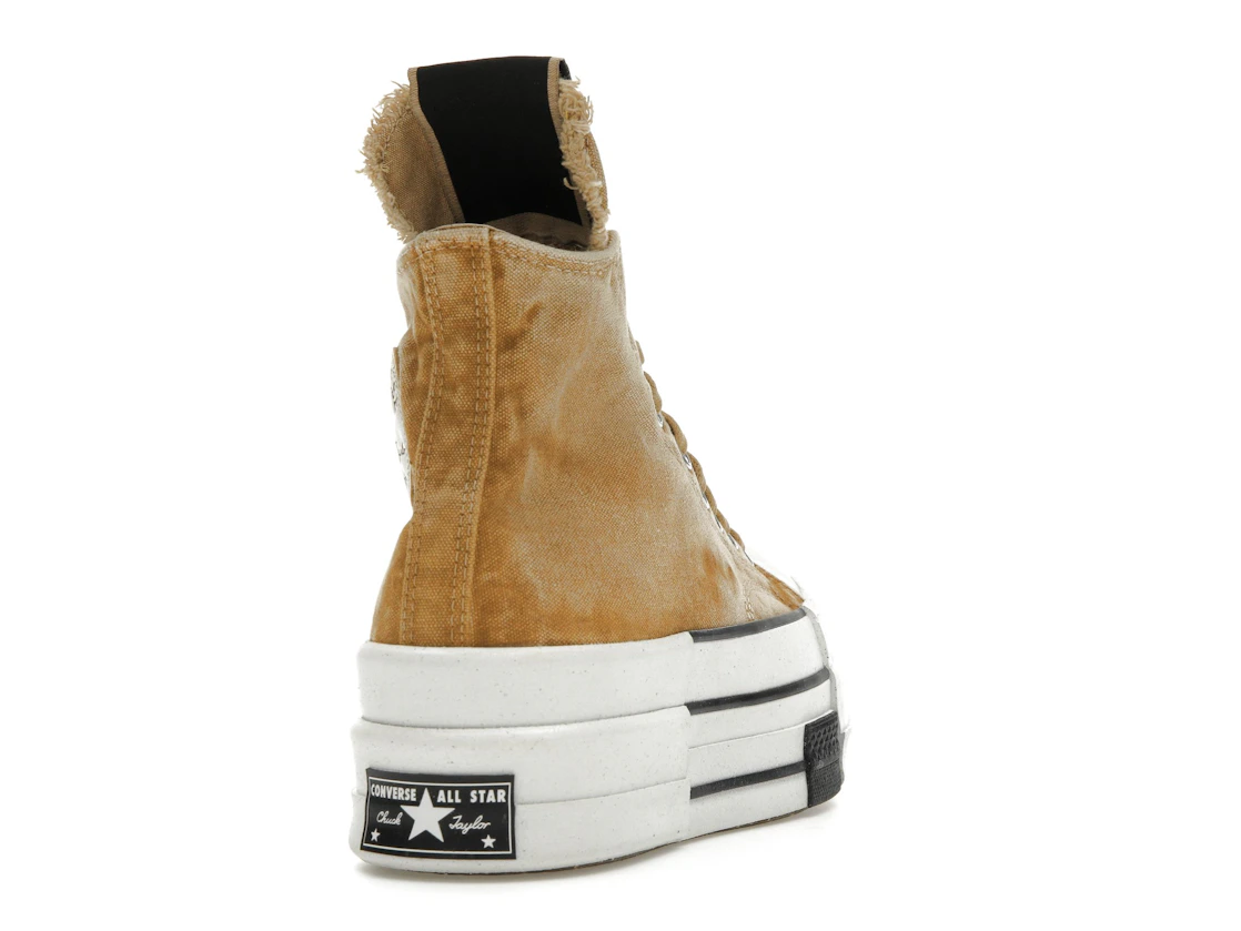Converse DBL DRKSTAR Chuck Taylor All Star 70 Hi Rick Owens DRKSHDW Overdye Blonde