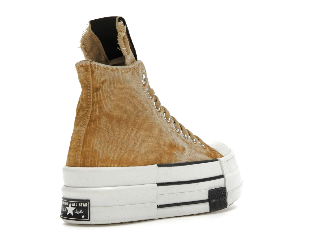 Converse DBL DRKSTAR Chuck Taylor All Star 70 Hi Rick Owens DRKSHDW Overdye Blonde