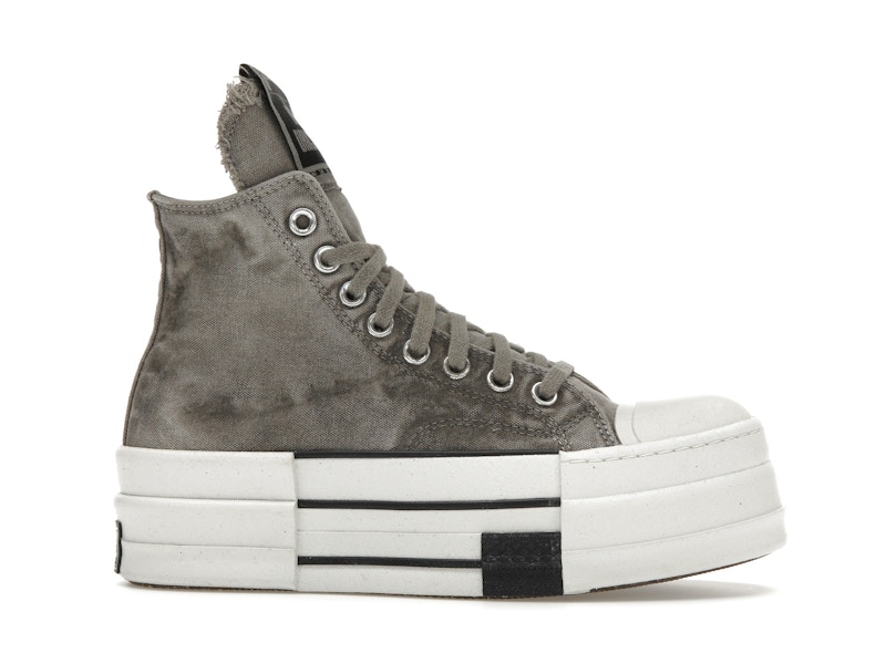 Converse DBL DRKSTAR Chuck Taylor All Star 70 Hi Rick Owens DRKSHDW Overdye Concrete