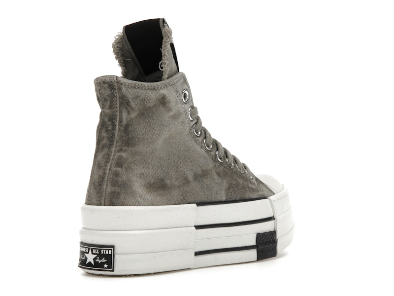 Converse DBL DRKSTAR Chuck Taylor All Star 70 Hi Rick Owens DRKSHDW Overdye Concrete