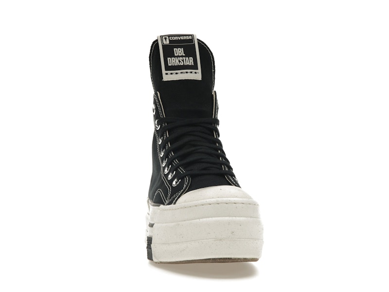 Converse DRKSHDW Chuck Taylor All Star DBL DRKSTAR Hi Rick Owens DRKSTAR Black