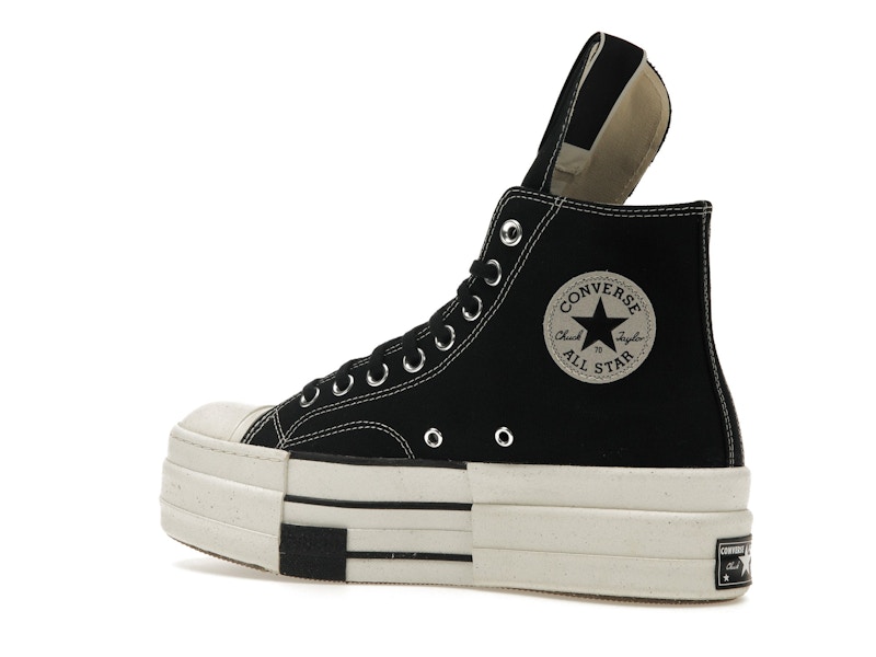 Converse DRKSHDW Chuck Taylor All Star DBL DRKSTAR Hi Rick Owens DRKSTAR Black