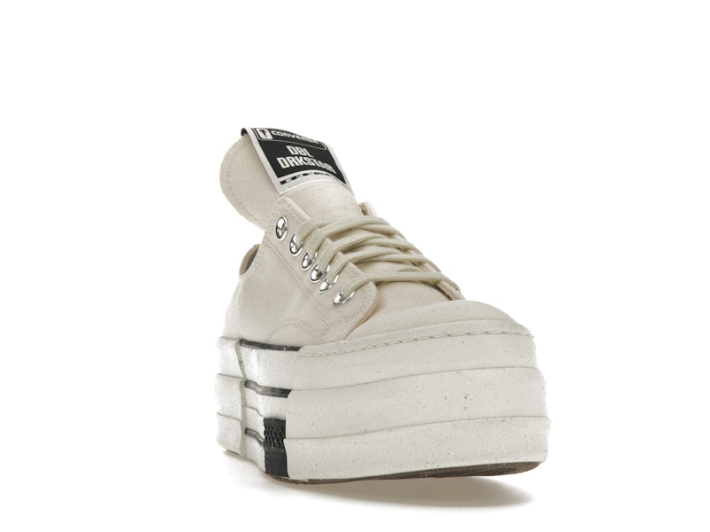 Converse DRKSHDW Chuck Taylor All Star DBL DRKSTAR Ox Rick Owens DRKSTAR Natural Ivory