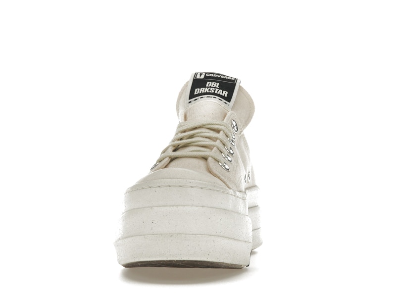 Converse DRKSHDW Chuck Taylor All Star DBL DRKSTAR Ox Rick Owens DRKSTAR Natural Ivory