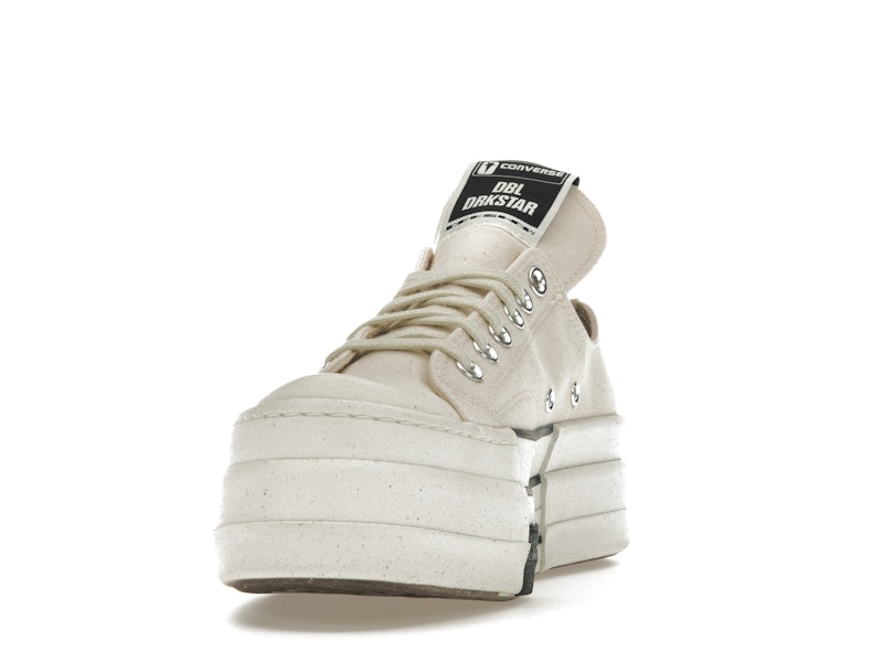 Converse DRKSHDW Chuck Taylor All Star DBL DRKSTAR Ox Rick Owens DRKSTAR Natural Ivory
