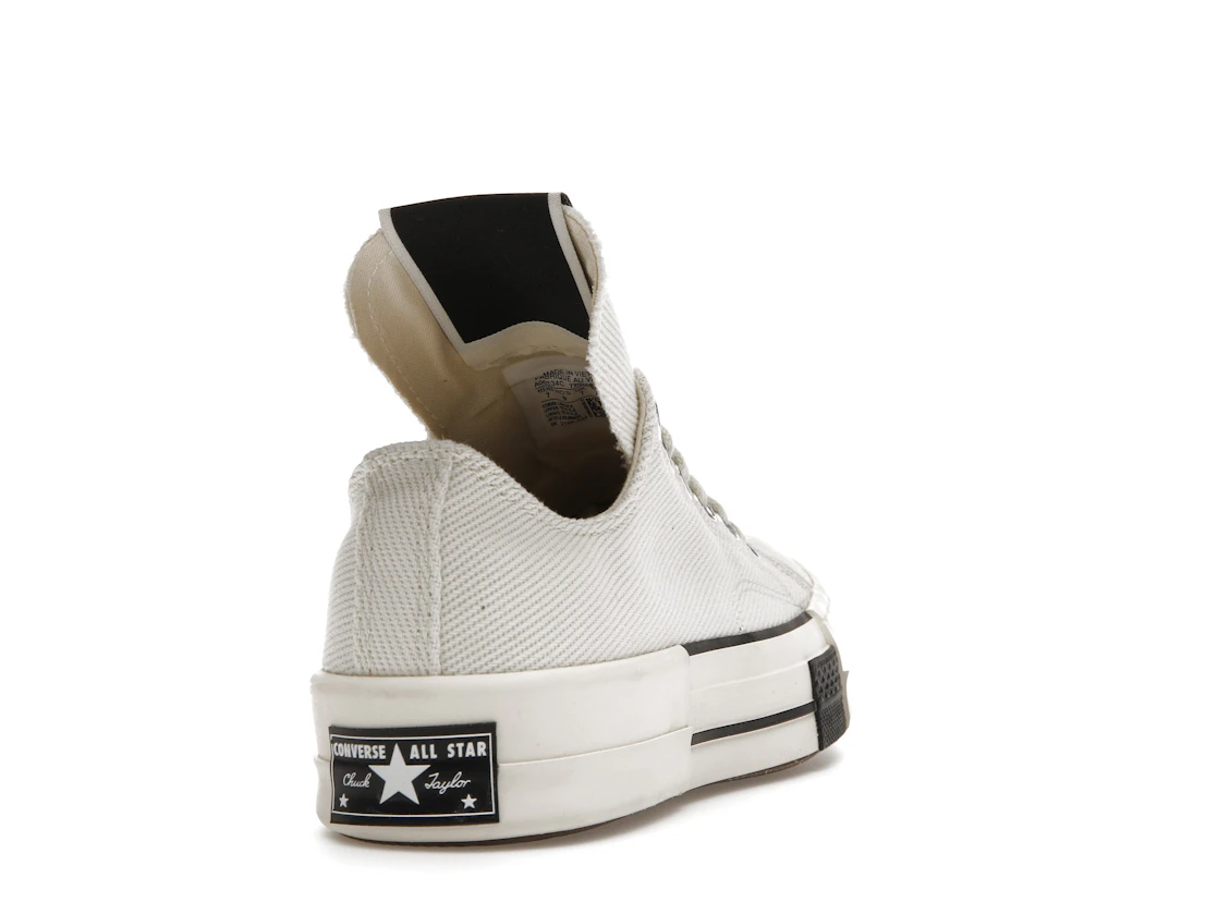 Converse DRKSTR Chuck Taylor All Star 70 Ox Rick Owens DRKSHDW White