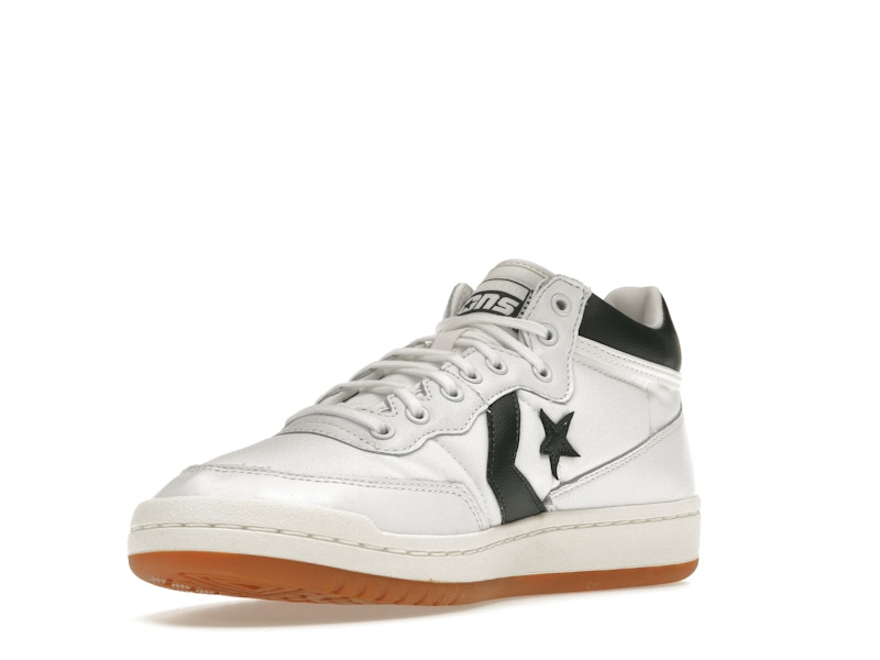 Converse Fastbreak Pro Mid White Deep Emerald