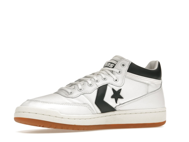 Converse Fastbreak Pro Mid White Deep Emerald