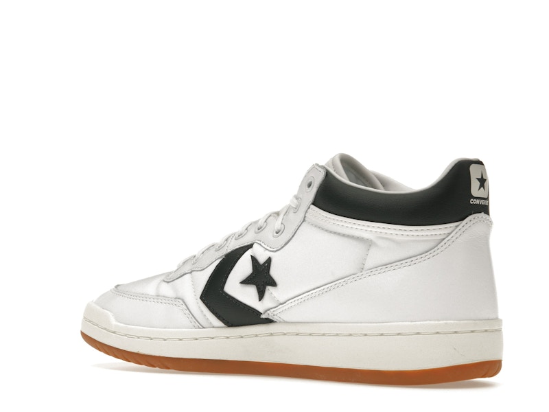 Converse Fastbreak Pro Mid White Deep Emerald