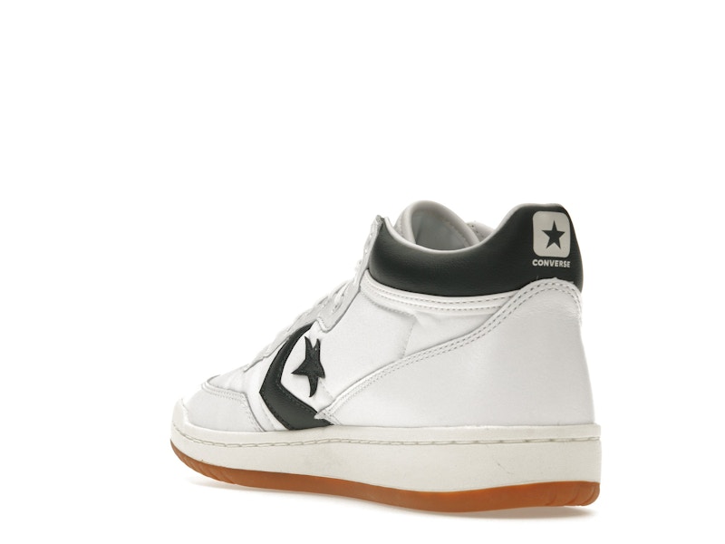 Converse Fastbreak Pro Mid White Deep Emerald