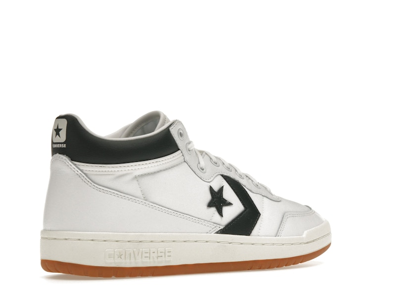 Converse Fastbreak Pro Mid White Deep Emerald