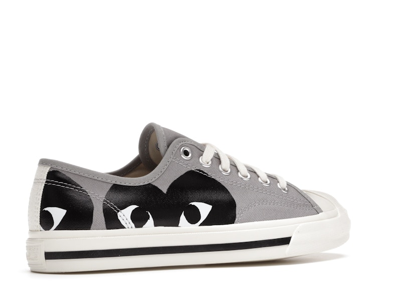 Converse Jack Purcell Comme des Garcons PLAY Grey Black
