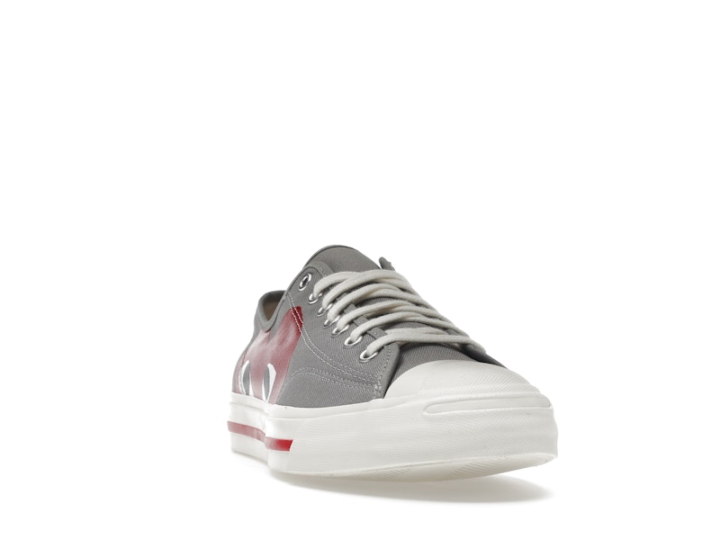 Converse Jack Purcell Comme des Garcons PLAY Grey Red