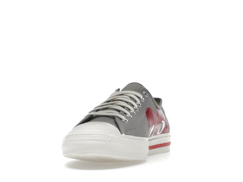 Converse Jack Purcell Comme des Garcons PLAY Grey Red