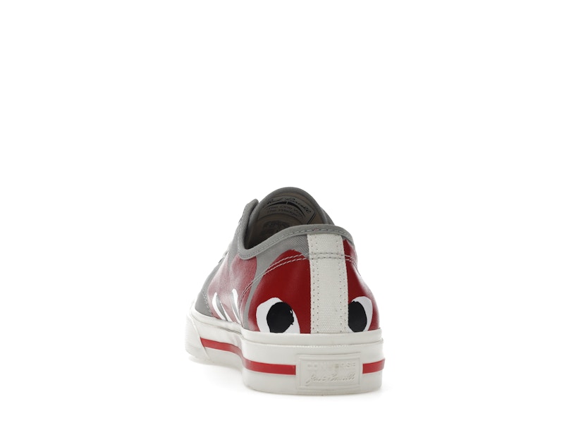 Converse Jack Purcell Comme des Garcons PLAY Grey Red