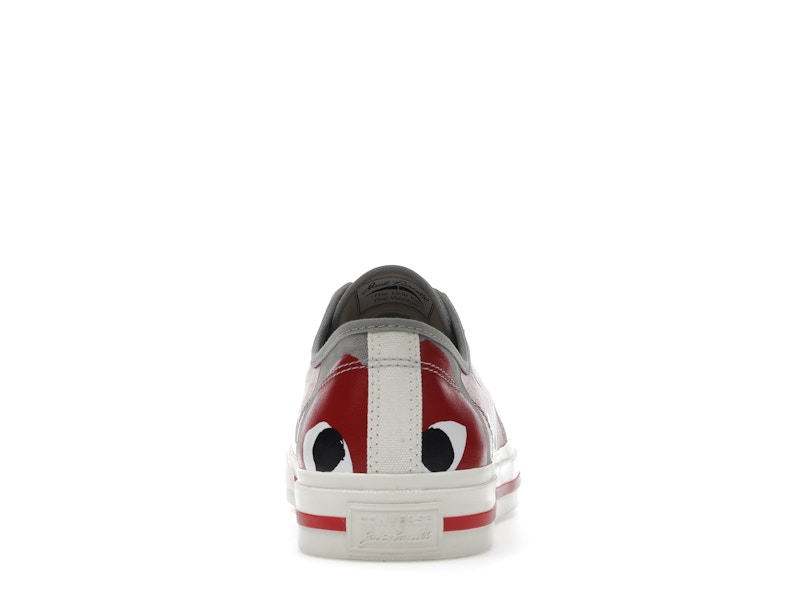 Converse Jack Purcell Comme des Garcons PLAY Grey Red