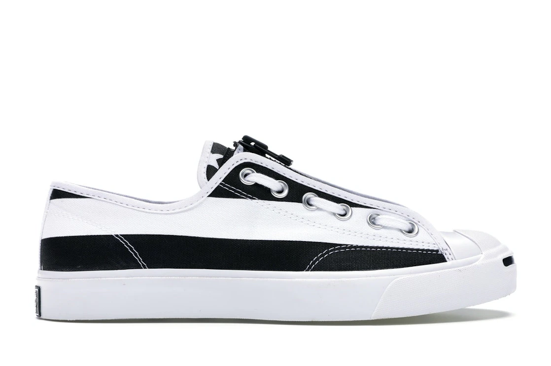 Converse Jack Purcell Zip Ox TakahiroMiyashita TheSoloist White Black