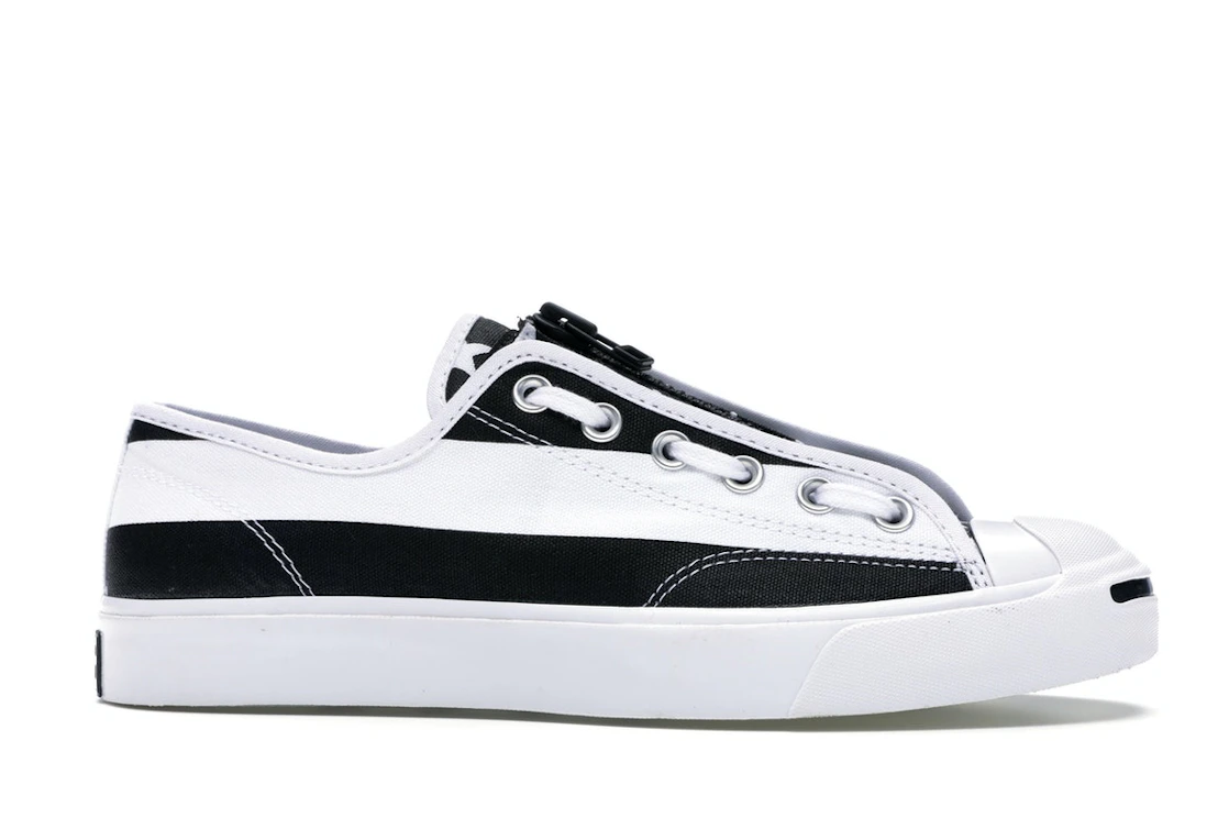 Converse Jack Purcell Zip Ox TakahiroMiyashita TheSoloist White Black