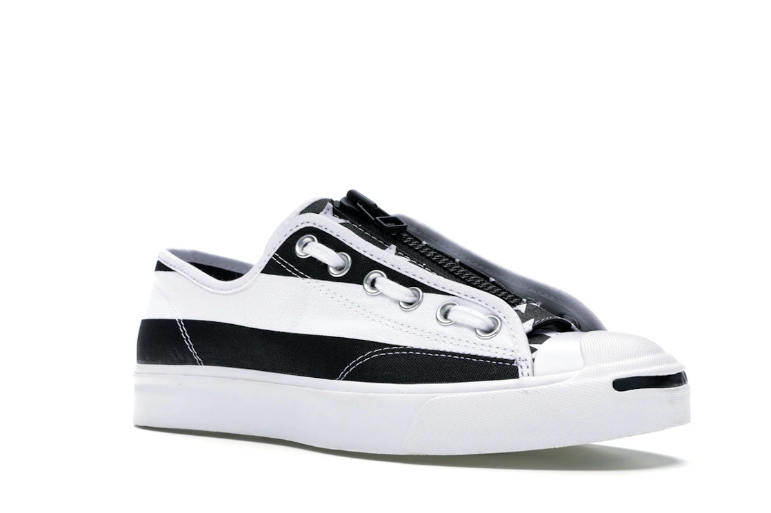 Converse Jack Purcell Zip Ox TakahiroMiyashita TheSoloist White Black