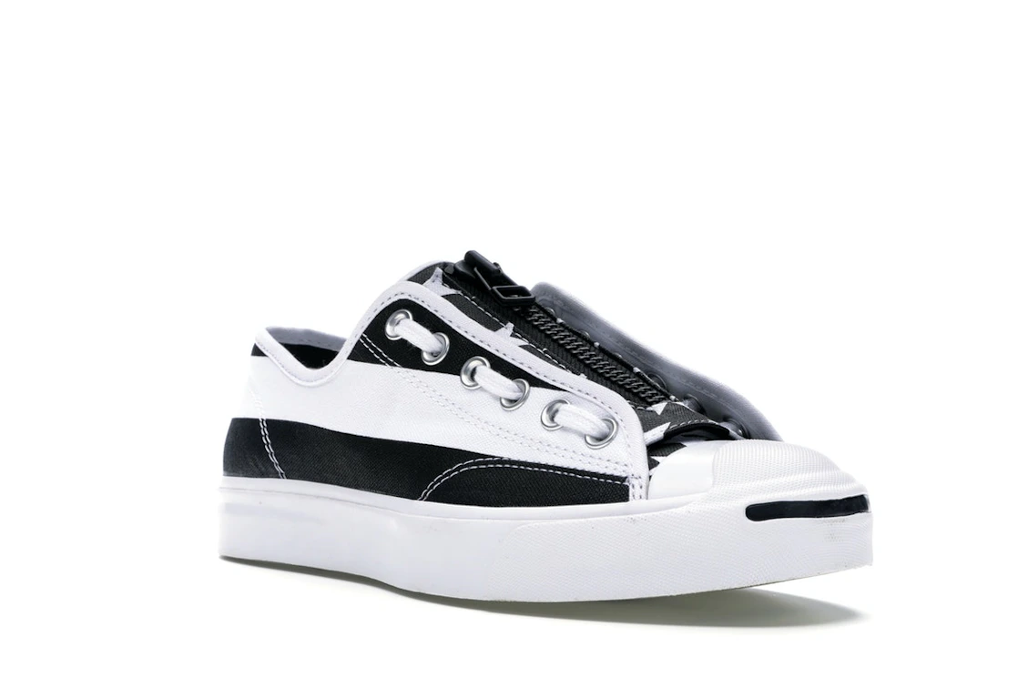 Converse Jack Purcell Zip Ox TakahiroMiyashita TheSoloist White Black