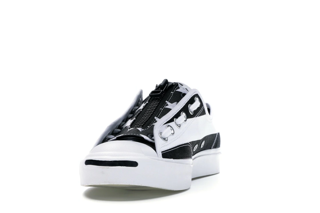 Converse Jack Purcell Zip Ox TakahiroMiyashita TheSoloist White Black