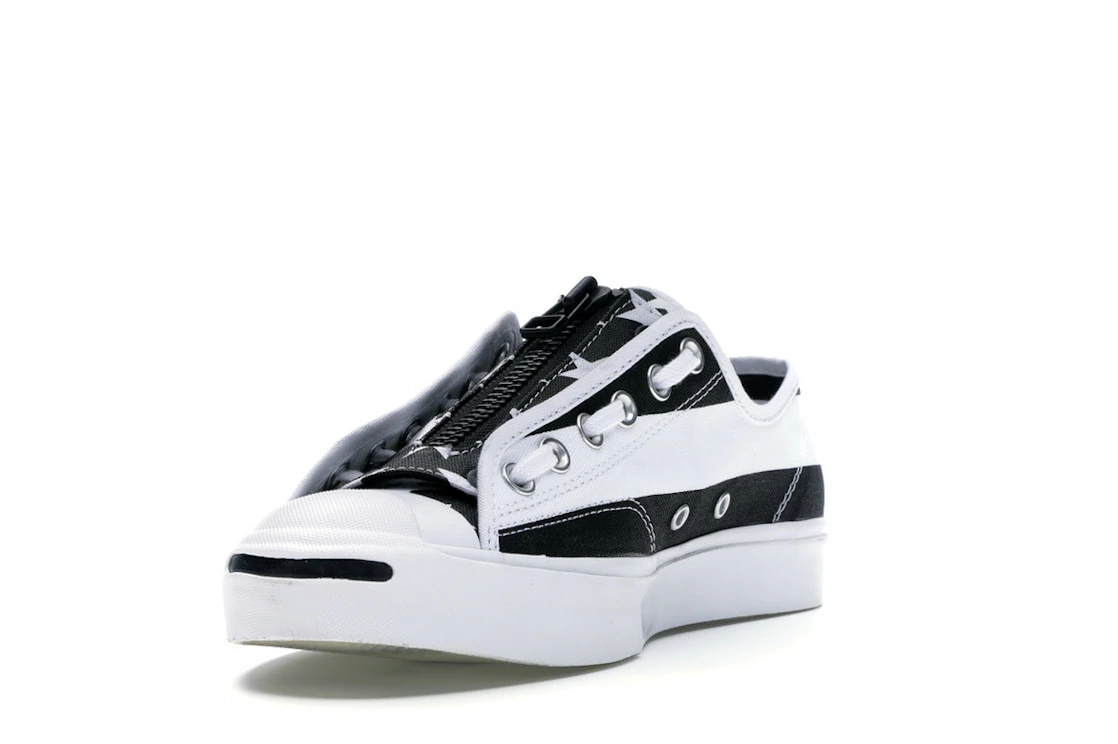 Converse Jack Purcell Zip Ox TakahiroMiyashita TheSoloist White Black
