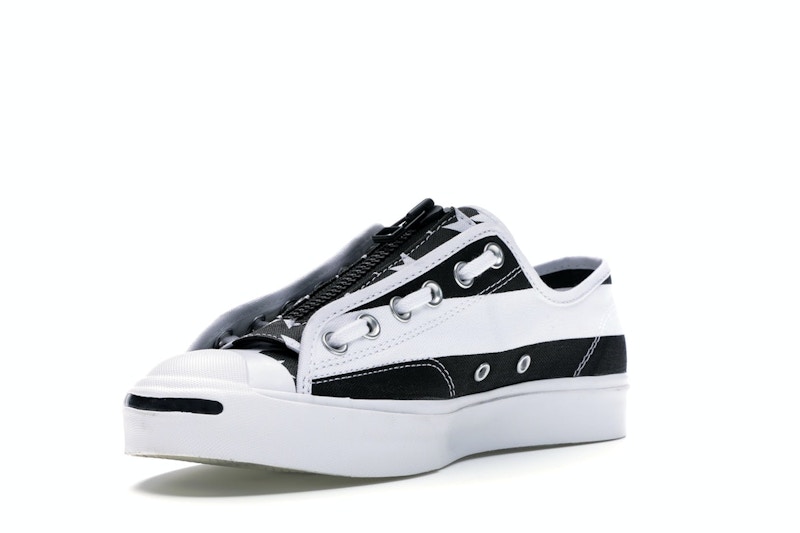 Converse Jack Purcell Zip Ox TakahiroMiyashita TheSoloist White Black