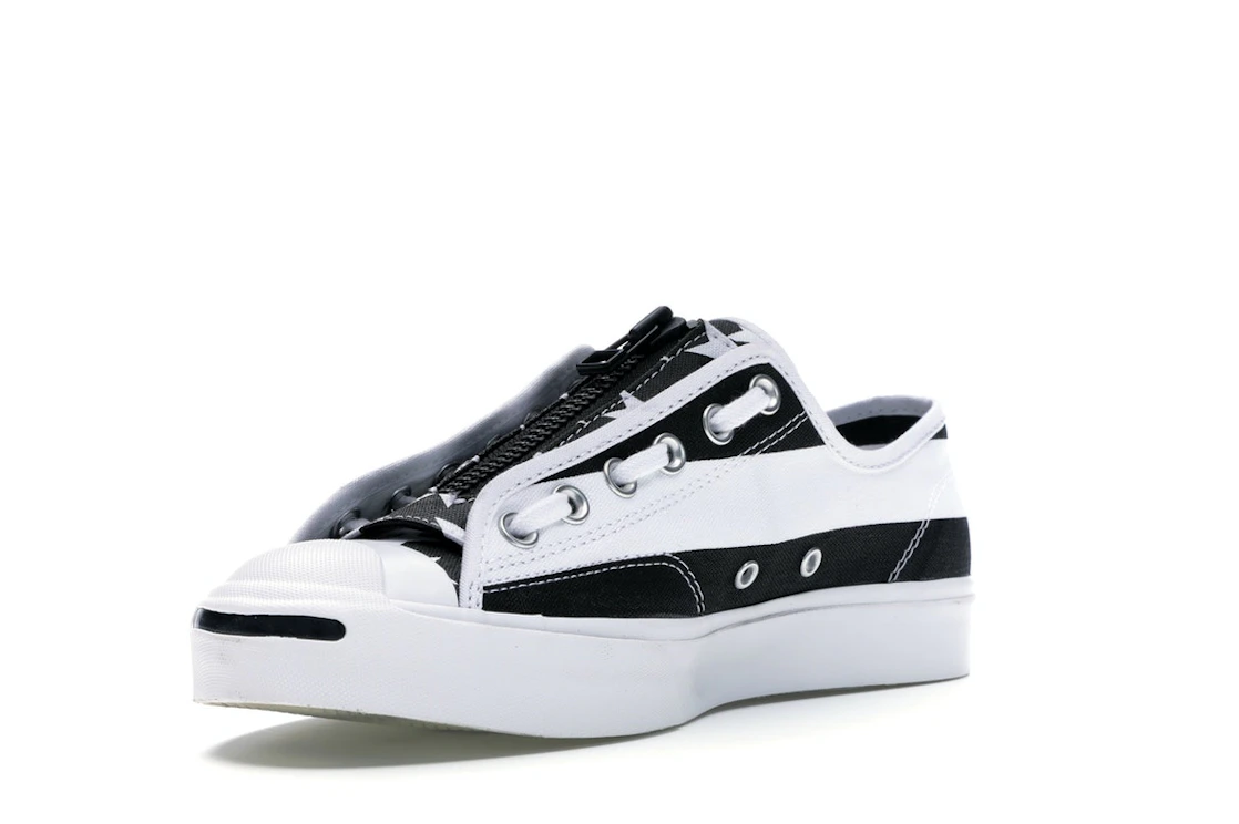 Converse Jack Purcell Zip Ox TakahiroMiyashita TheSoloist White Black
