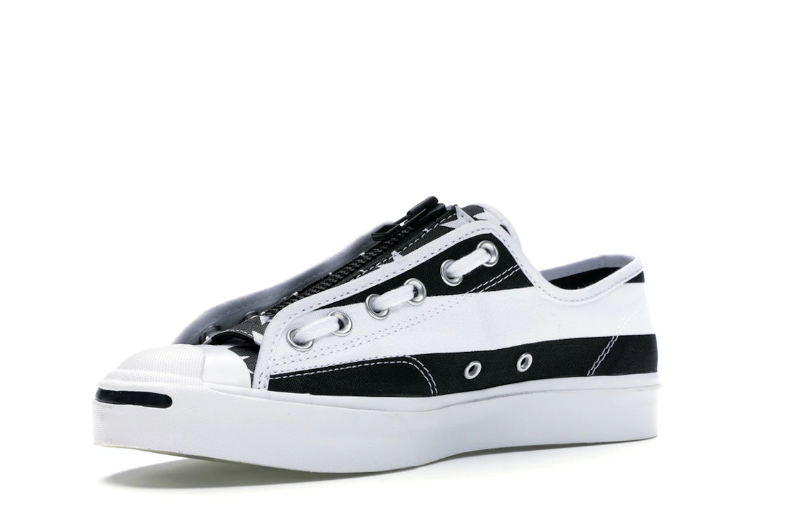 Converse Jack Purcell Zip Ox TakahiroMiyashita TheSoloist White Black