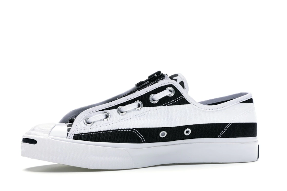 Converse Jack Purcell Zip Ox TakahiroMiyashita TheSoloist White Black