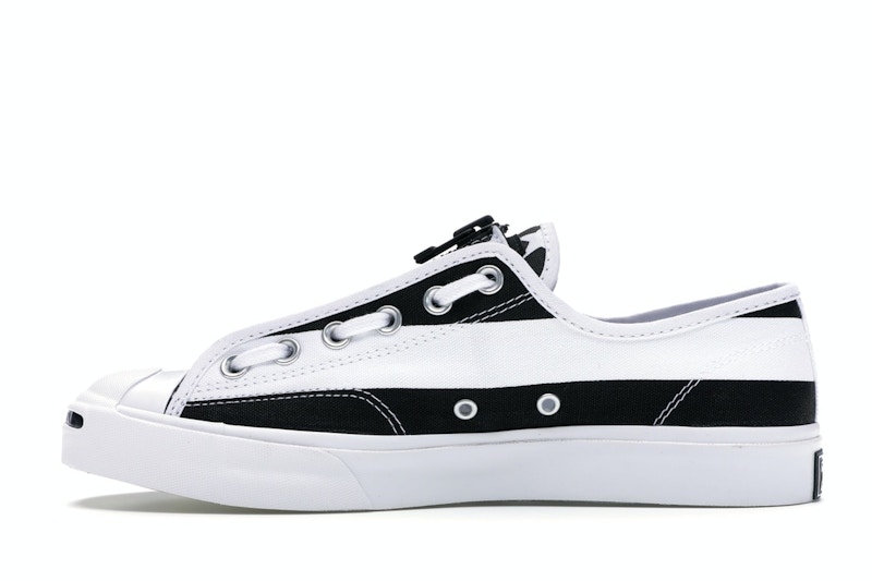 Converse Jack Purcell Zip Ox TakahiroMiyashita TheSoloist White Black