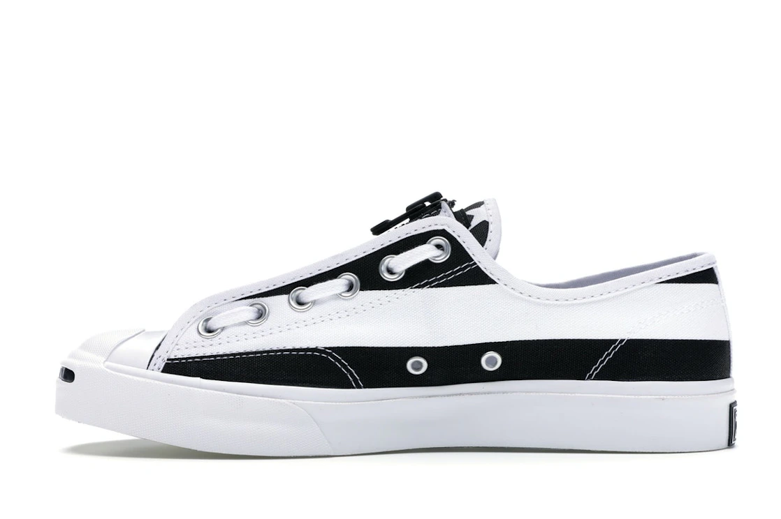 Converse Jack Purcell Zip Ox TakahiroMiyashita TheSoloist White Black