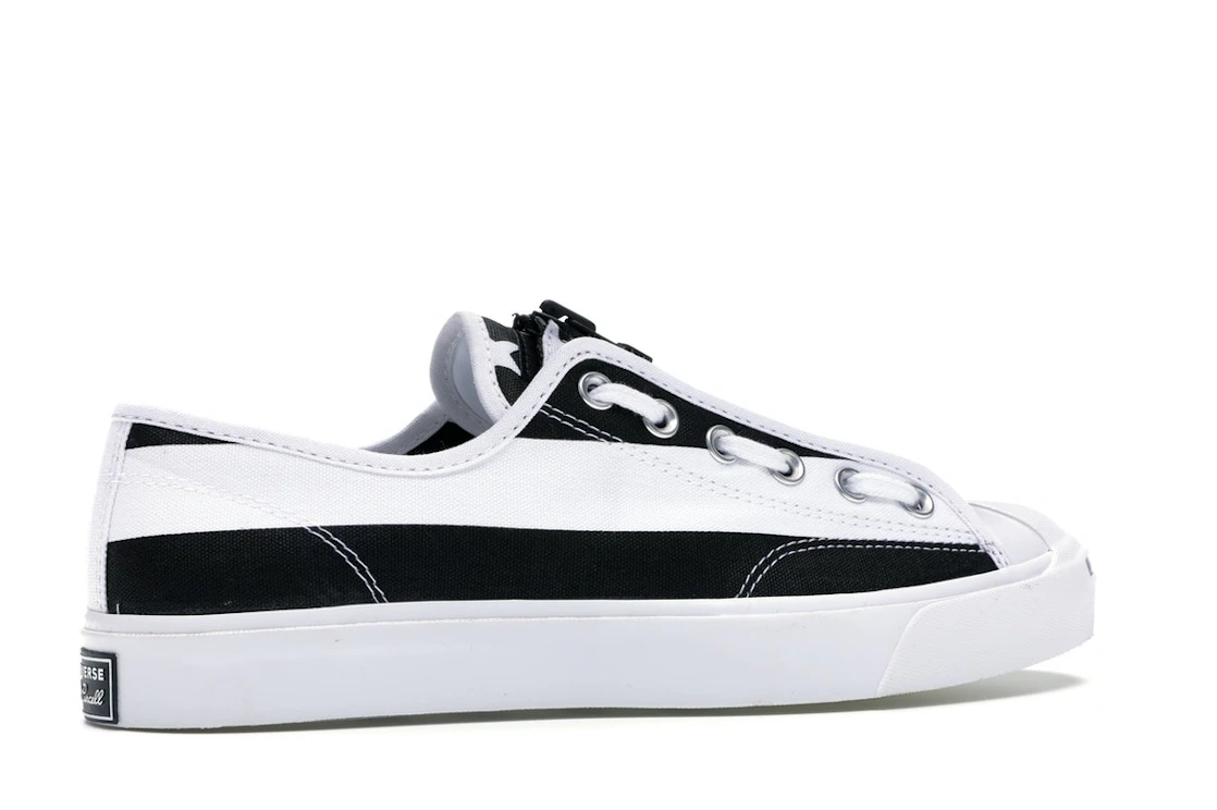 Converse Jack Purcell Zip Ox TakahiroMiyashita TheSoloist White Black