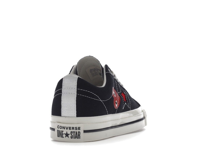 Converse One Star Ox Comme des Garcons PLAY Black