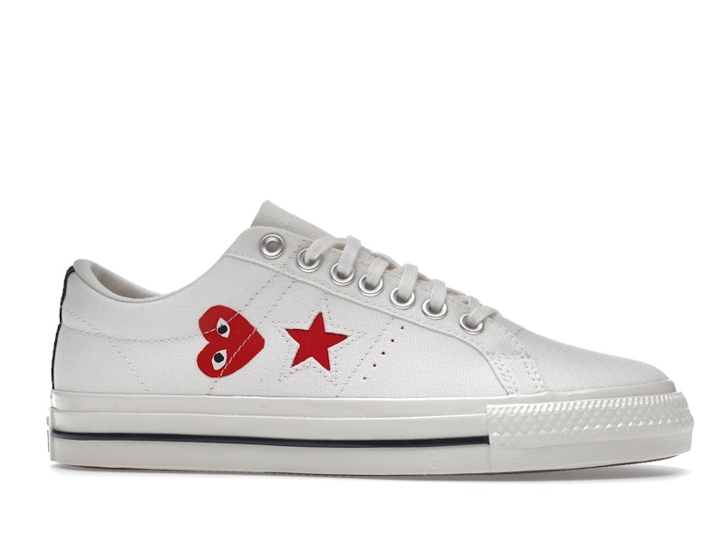 Converse One Star Ox Comme des Garcons PLAY White