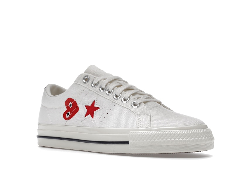 Converse One Star Ox Comme des Garcons PLAY White