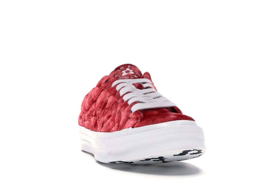 Converse One Star Ox Golf le Fleur TTC Quilted Velvet Barbados Cherry